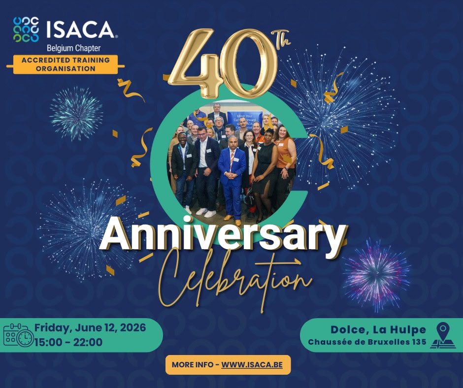 40-Year Celebration ISACA Belgium Chapter 2 40 Years Celebration 1