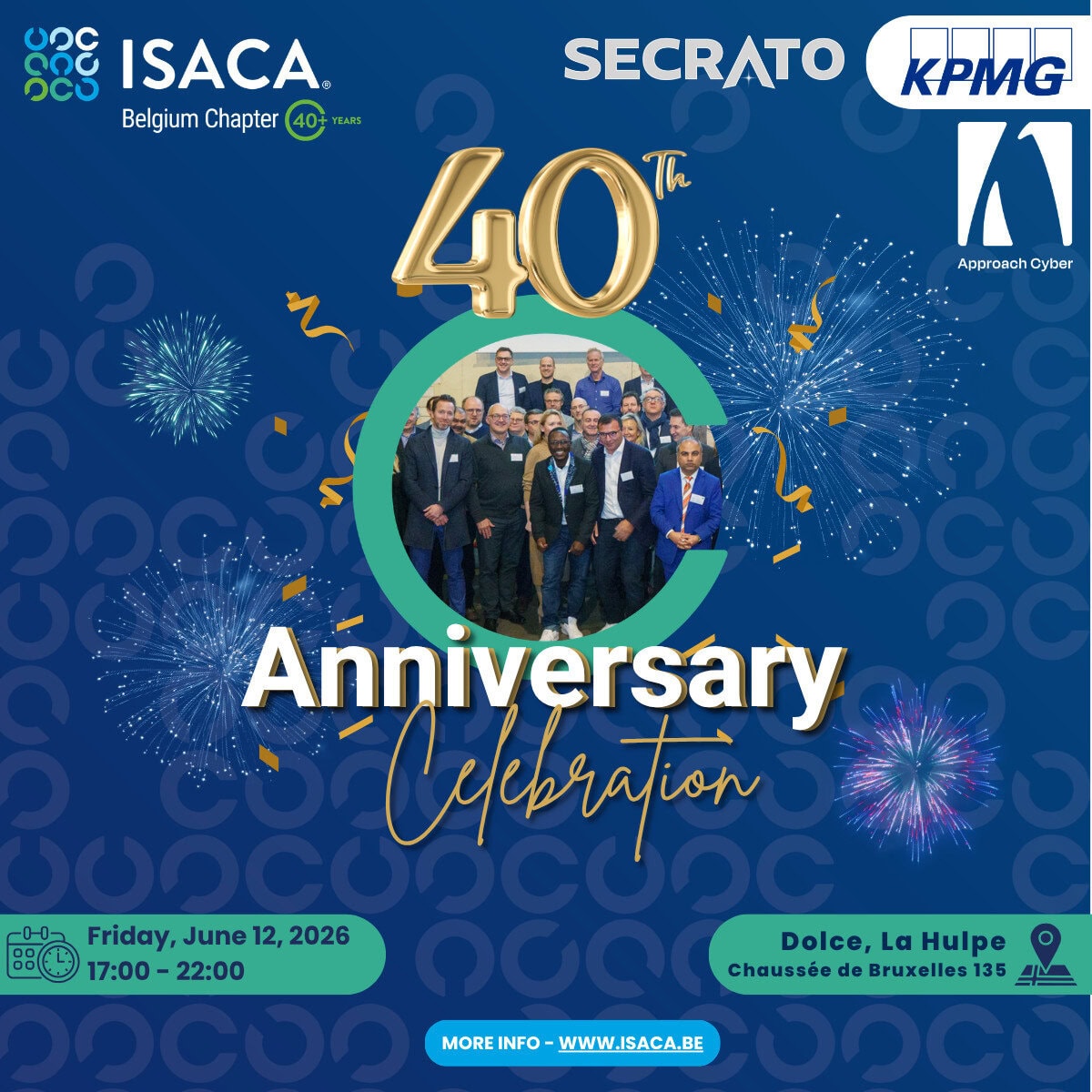 40-Year Celebration ISACA Belgium Chapter 3 40 Years